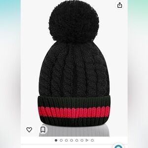 - NEW Women's Winter Beanie Warm Fleece Lining - Thick Slouchy Cable Knit …